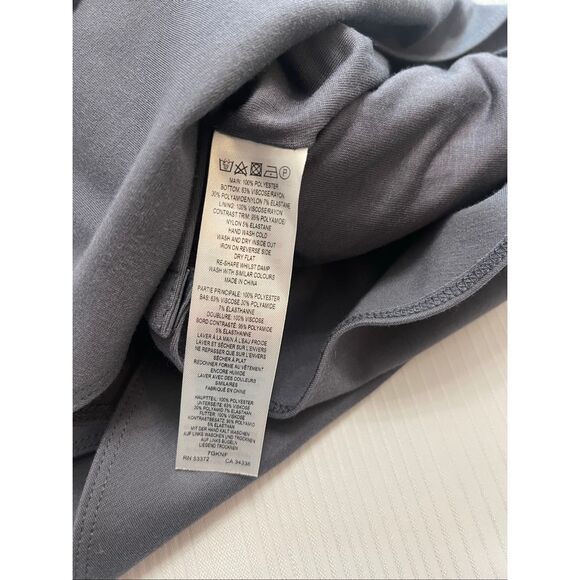 NWT French Connection Grey Silver Zena Sequin Long Sleeve Bodysuit Size Medium - Picture 5 of 7